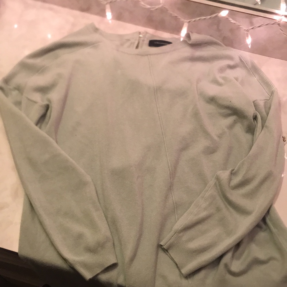 zip up back sweater